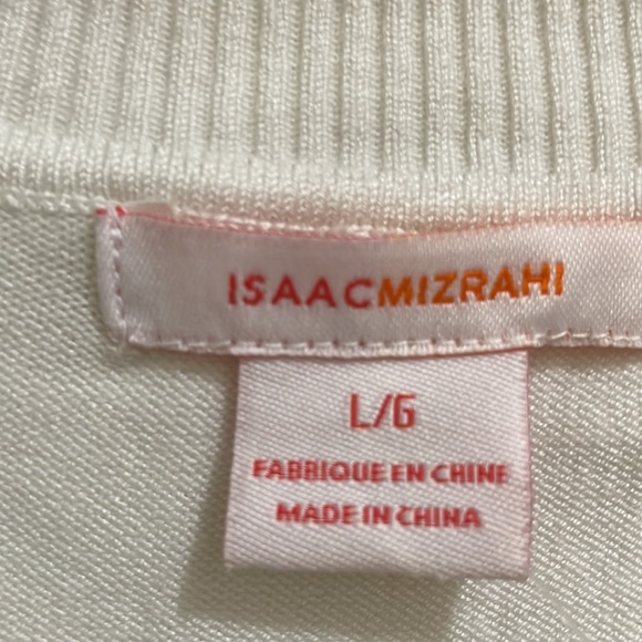 Isaac Mizrahi sleeveless sweater (sz l) - Picture 4 of 10